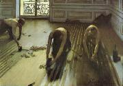 Gustave Caillebotte The Floor Strippers oil painting artist